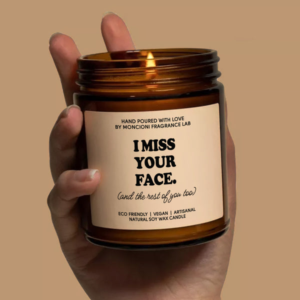 I Miss Your Face Scented Soy Candle