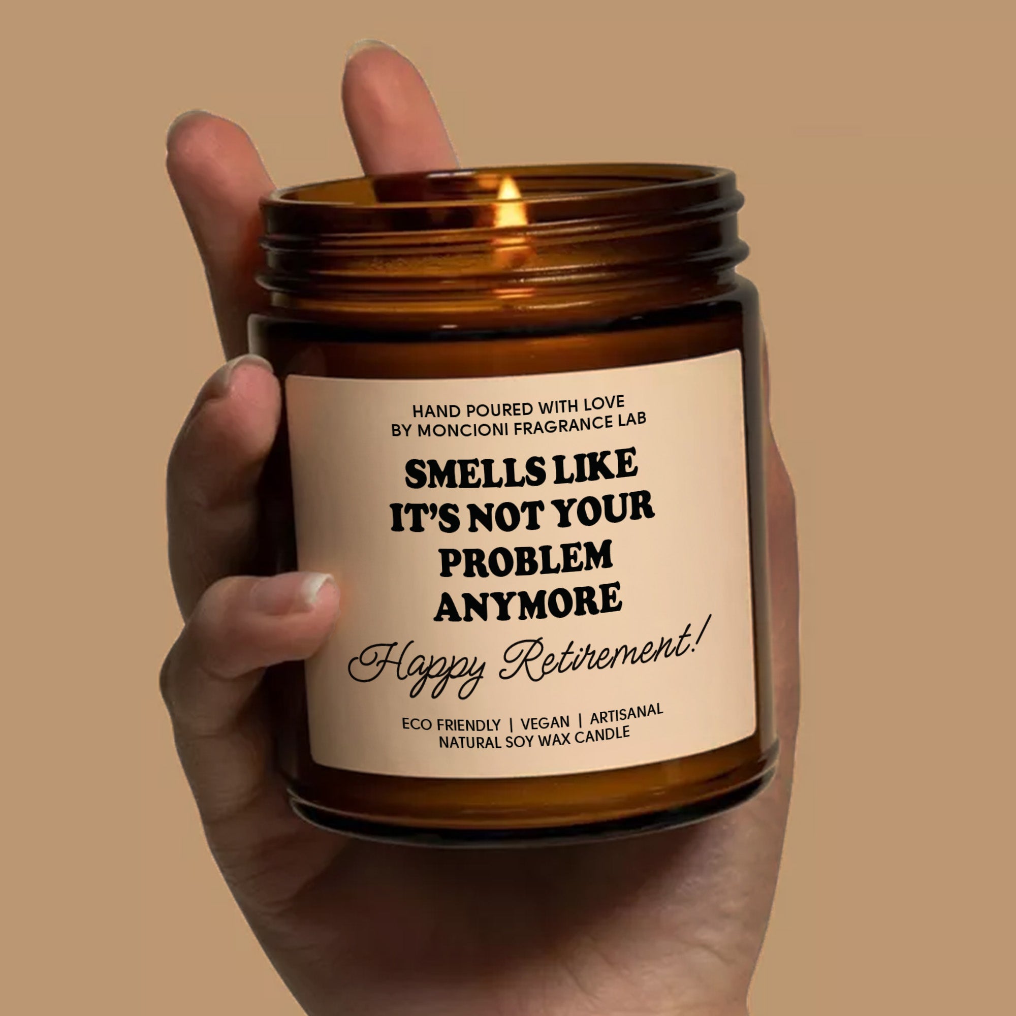 Smells Like It's Not Your Problem Scented Soy Candle