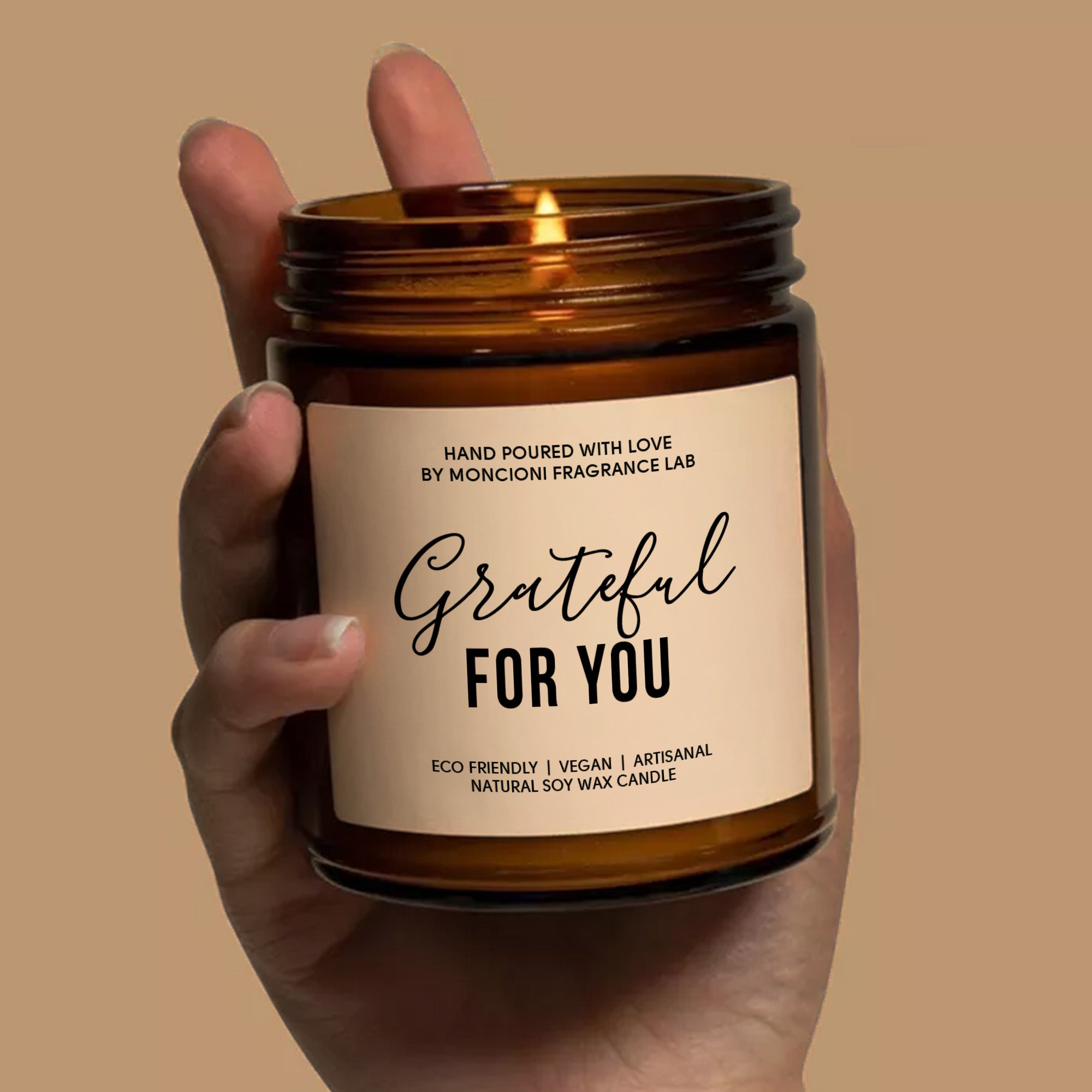 I'm So Grateful For You Scented Soy Candle