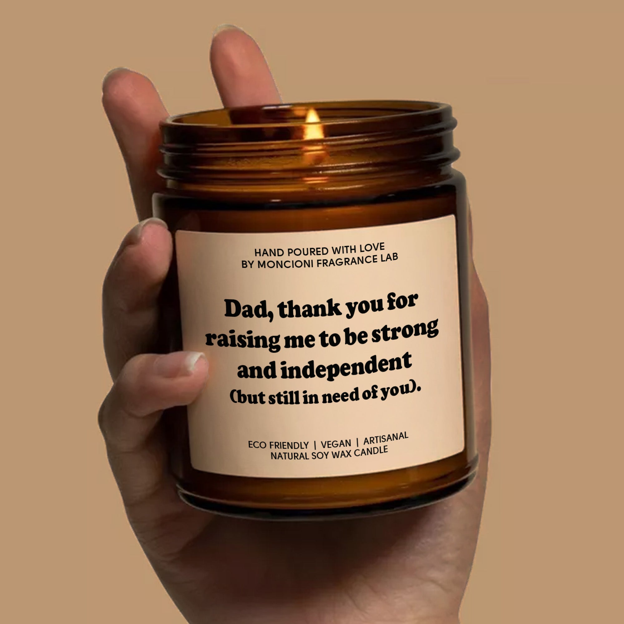 Dad, Thank You for Raising Me Scented Soy Candle