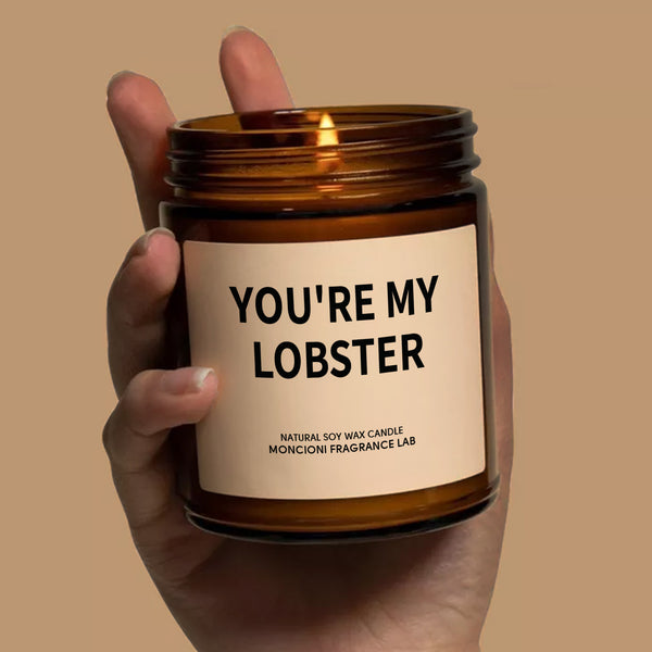 You Are My Lobster Scented Soy Candle