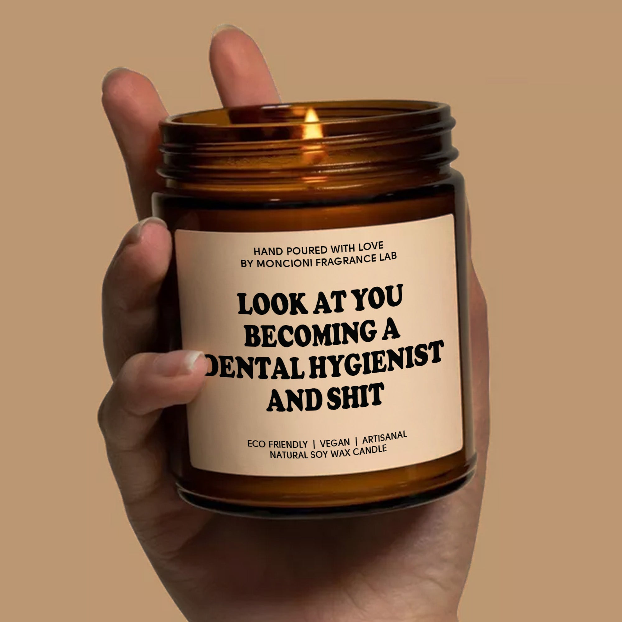 Becoming a Dental Hygienist Scented Soy Candle