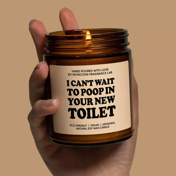 Poop In Your New Toilet Scented Soy Candle