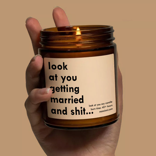 Look At You Getting Married Scented Soy Candle