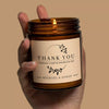 Thank you for being part of our special day candle