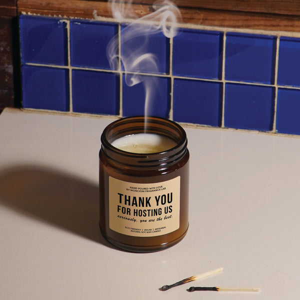 Thank You For Hosting Us Scented Soy Candle