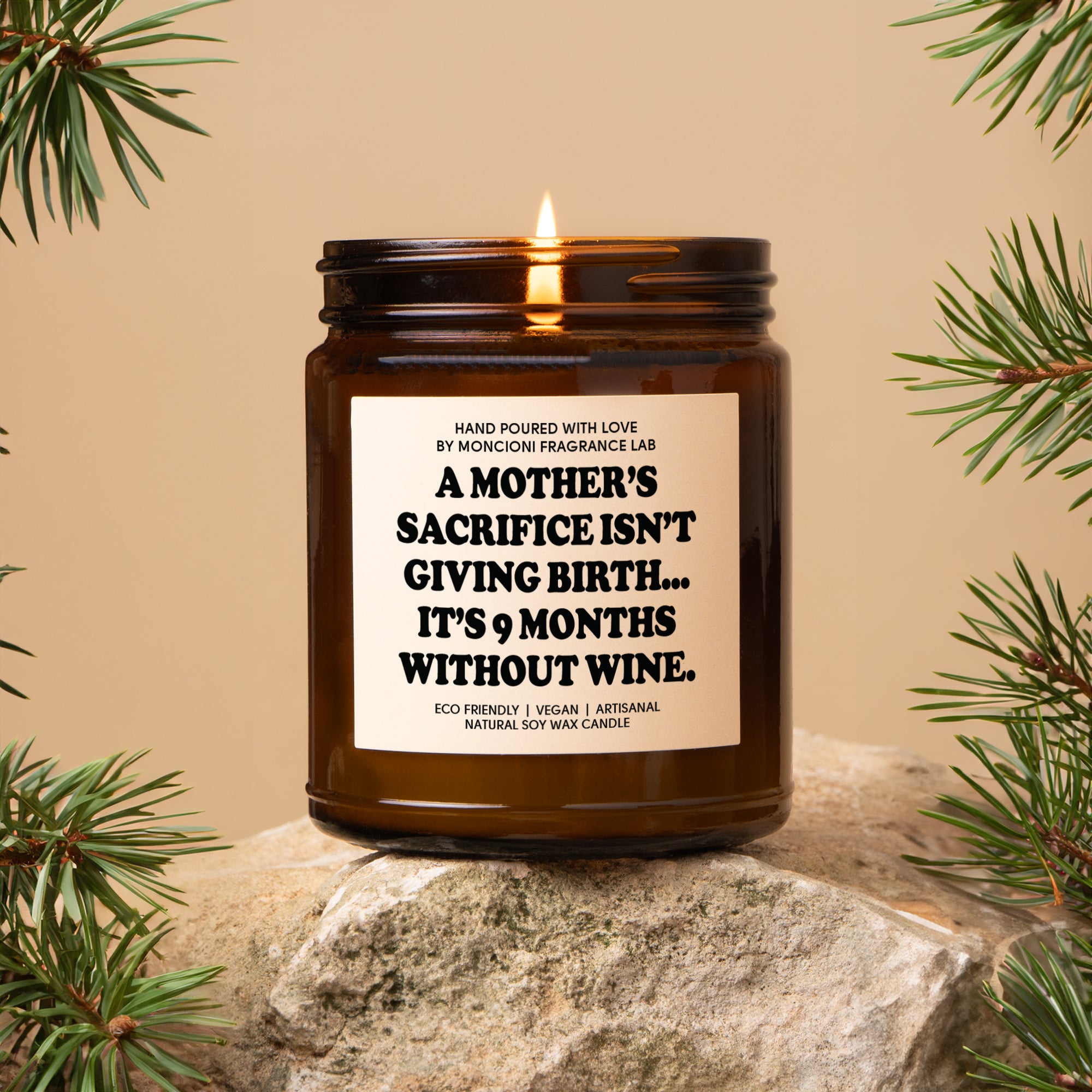 A Mother's Sacrifice Isn't Giving Birth Scented Soy Candle